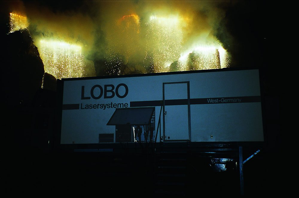 Laser Truck auf Festival